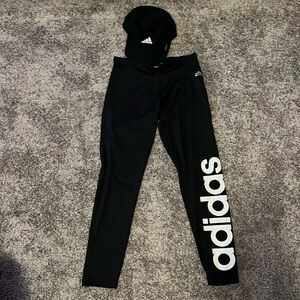Adidas Hat and pant combo